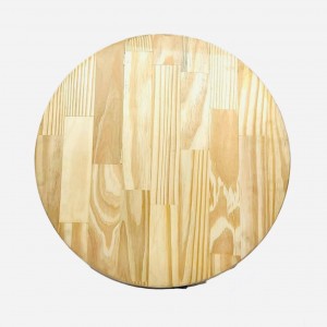 Tampo Redondo de Madeira Pinus (3x60x60)
