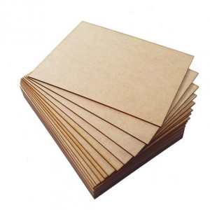 Chapa Placa Mdf 3mm (29,7cm X 21cm) 48peças (claro)