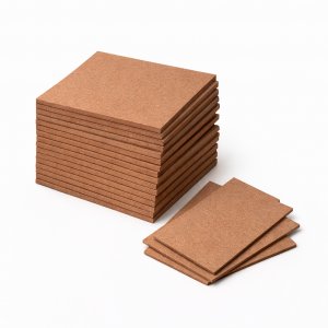 Kit 20 Placas Eucatex Cru 3mm 20x30cm